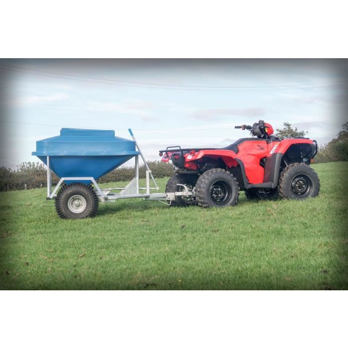 ATV Quad Bike Sheep Snacker Feeder Trailer