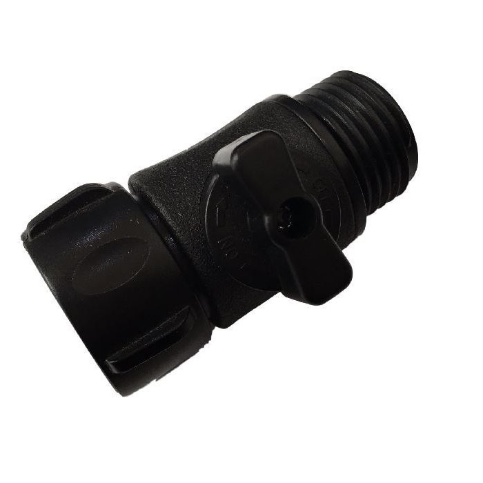 Fimco Sprayer Bypass Or Suction On/Off Tap With One Inch Male & Female Swivel Threads 5143419 45030119