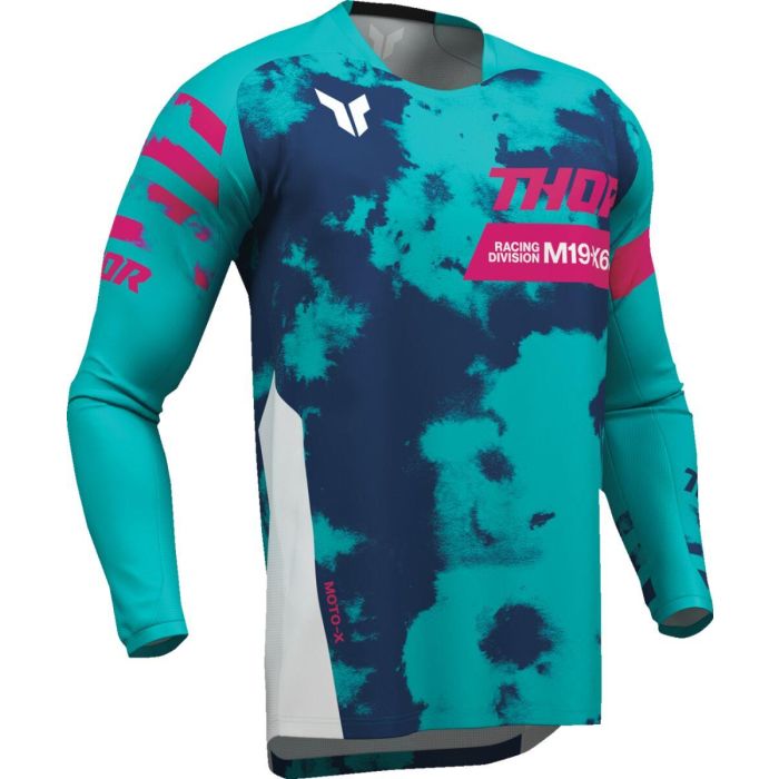 THOR Youth Launchmode Bleach Jersey Blue