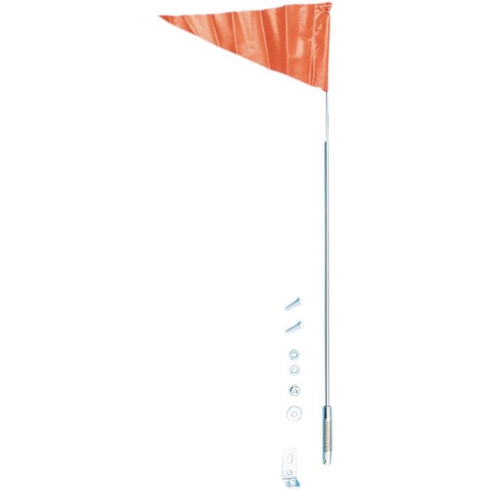 SNOWSTUFF Stainless Steel Telescopic Pole and Flag ATV Quad Snowmobile Bicycle