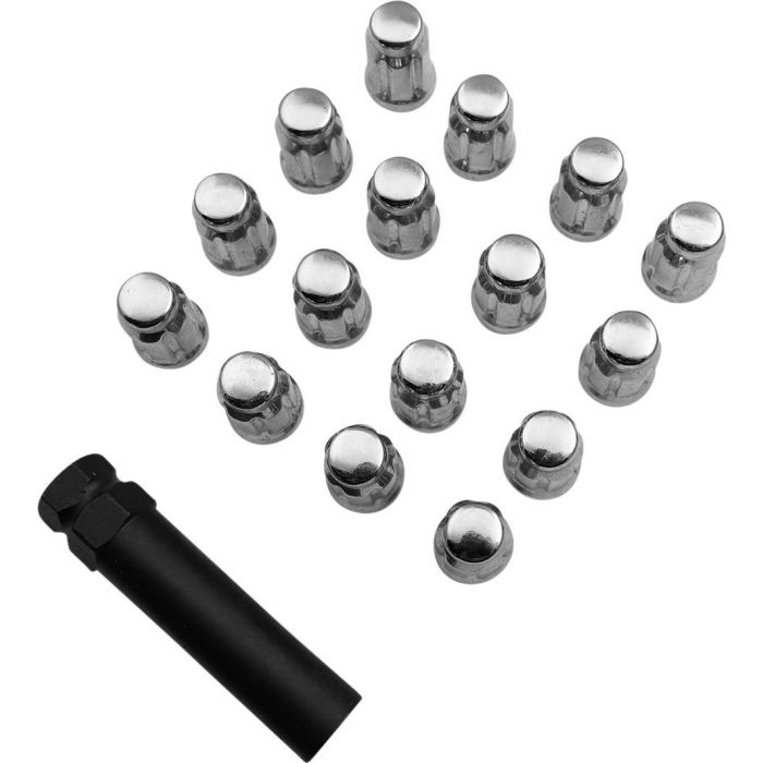 Moose Utility Lug Nut 12x1.50 Splined 16pk Chrome Quad Parts