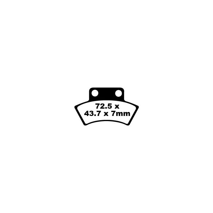 FA232TT EBC Quad Brake Pads