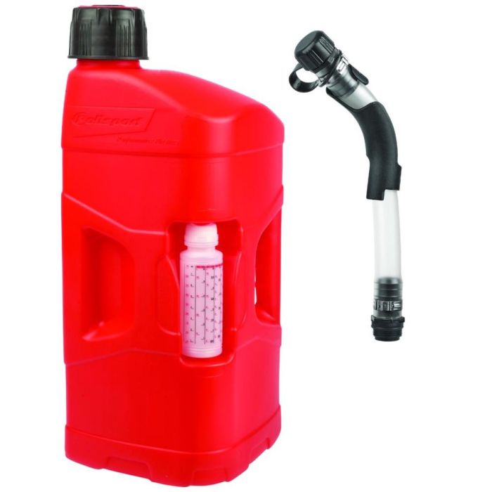 Polisport 10L Utility Can Pro Octane Fuel Dispenser With Quick Fill Spout