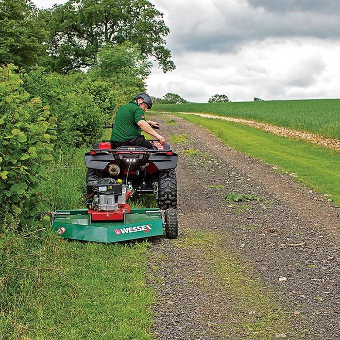 Wessex AT-110 12.5hp Briggs & Stratton Tow Behind Quad Bike Pasture Topper