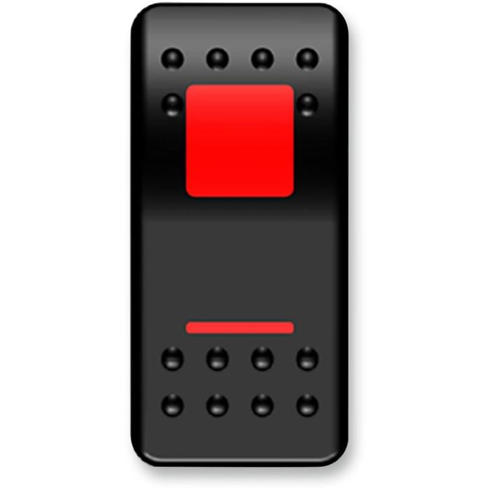 MUD On/Off Red Rocker Switch ATV UTV