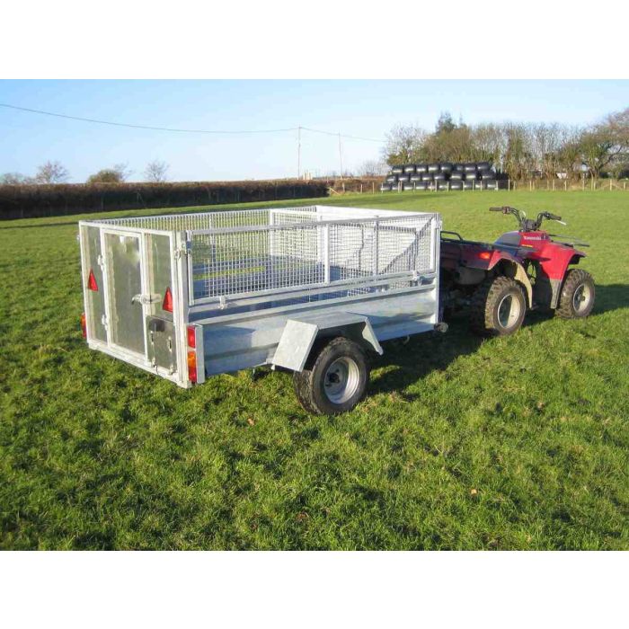 7x4 Mesh Side Livestock Trailer Road Legal