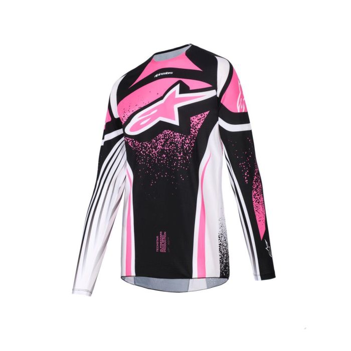 ALPINESTARS Stella Techstar Nomur Jersey BLK/WH/FUCHSIA 