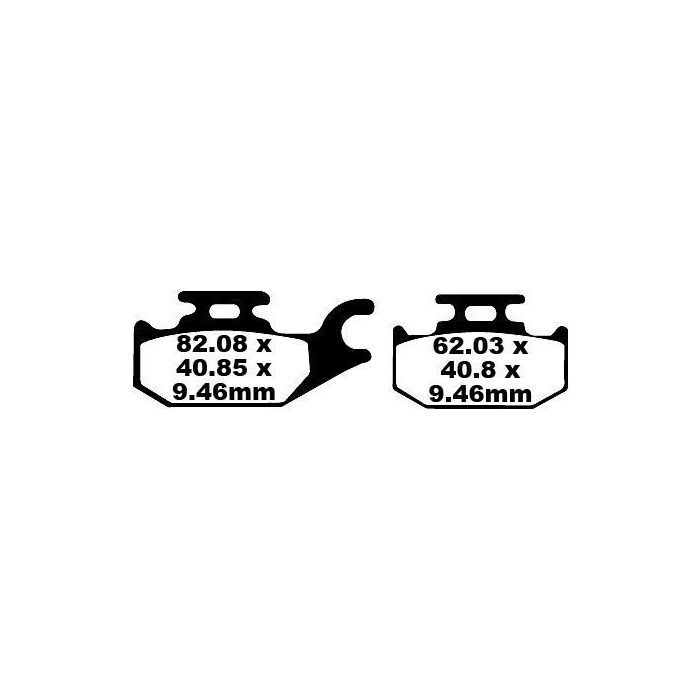 FA307R EBC Quad Brake Pads