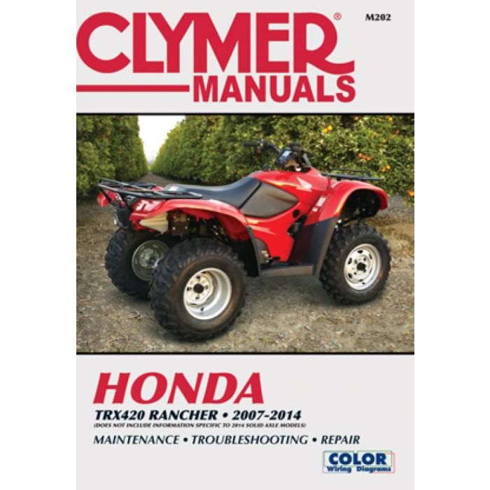 Honda TRX420 Fourtrax 07-14 Clymer Workshop Manual