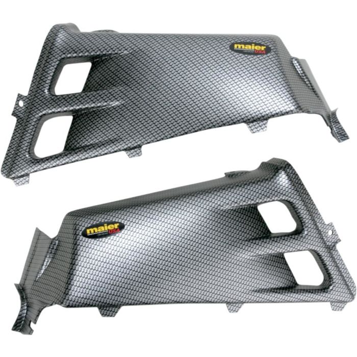 Yamaha YFZ350 Banshee 87-06 Maier Standard Fuel Tank Cover Black Carbon Fiber Look