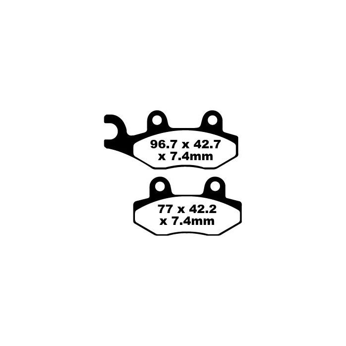 FA135TT EBC Quad Brake Pads