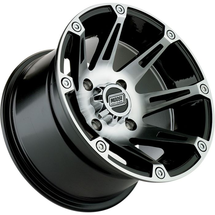 Moose Utility 387 Machined 14X7 4/136 4+3 Alloy Quad UTV Wheel