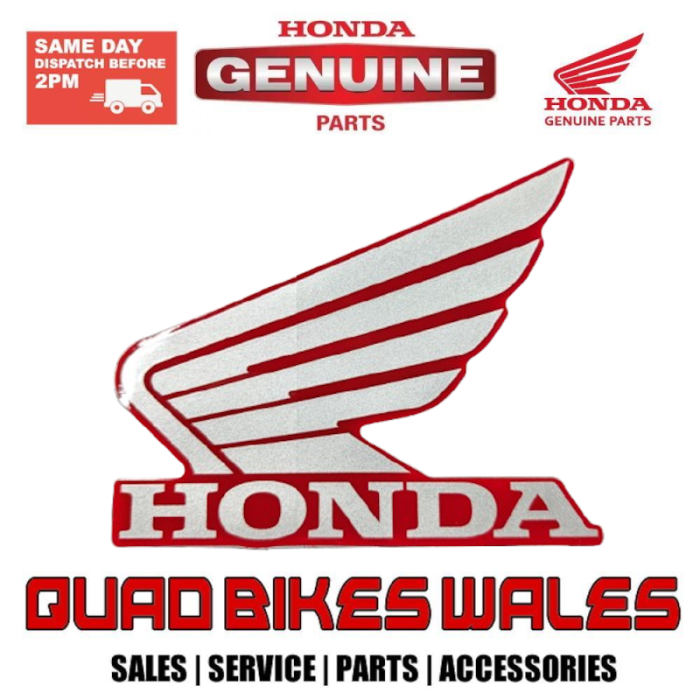 Genuine Honda EMBLEM,L F*TYPE1* 87122-HM8-B20ZA