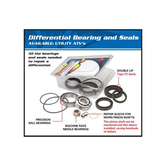 Kawasaki KLF 300B Bayou Rear Diff Bearing Kit