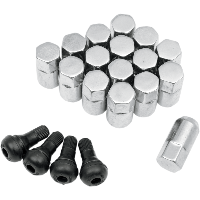 MOOSE LUG NUT 3/8 Chrome Pack Of 16