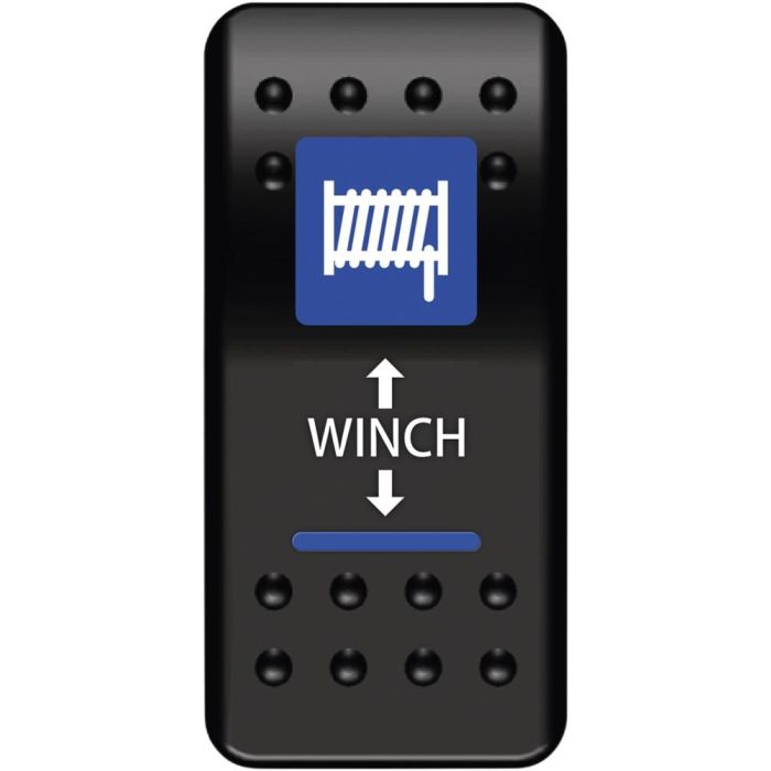 MUD Winch For Dash Blue Rocker Switch ATV UTV