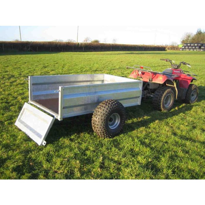 Solid Side Quad 5x3 Goods Trailer