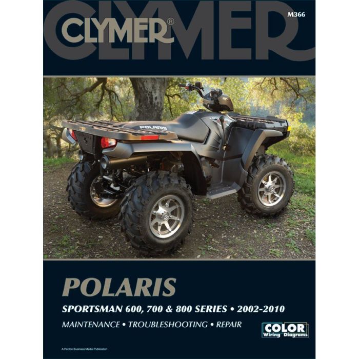 Polaris Sportsman 600,700 & 800 02-10 Clymer Workshop Manual