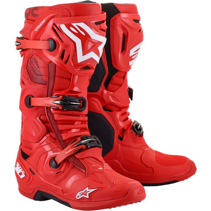 Alpinestars Tech 10 Boots Red White