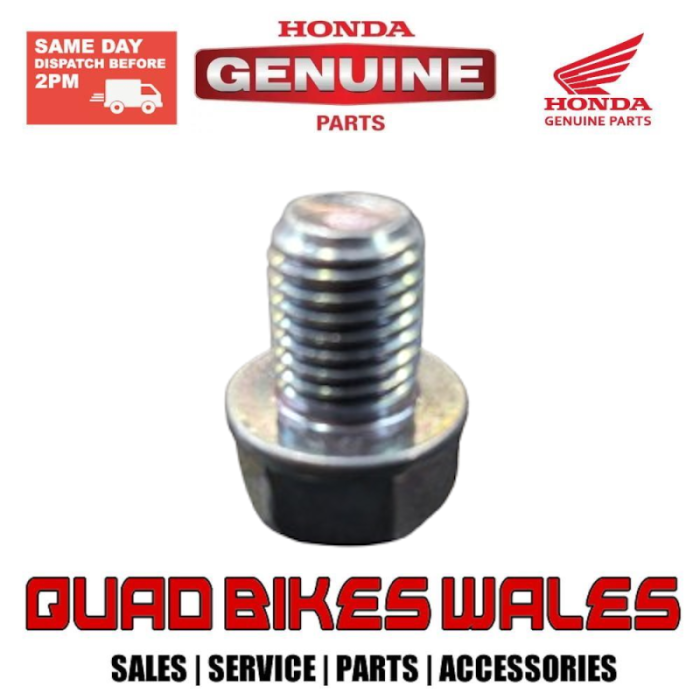 Genuine Honda DRAIN PLUG BOLT 12 92800-12000