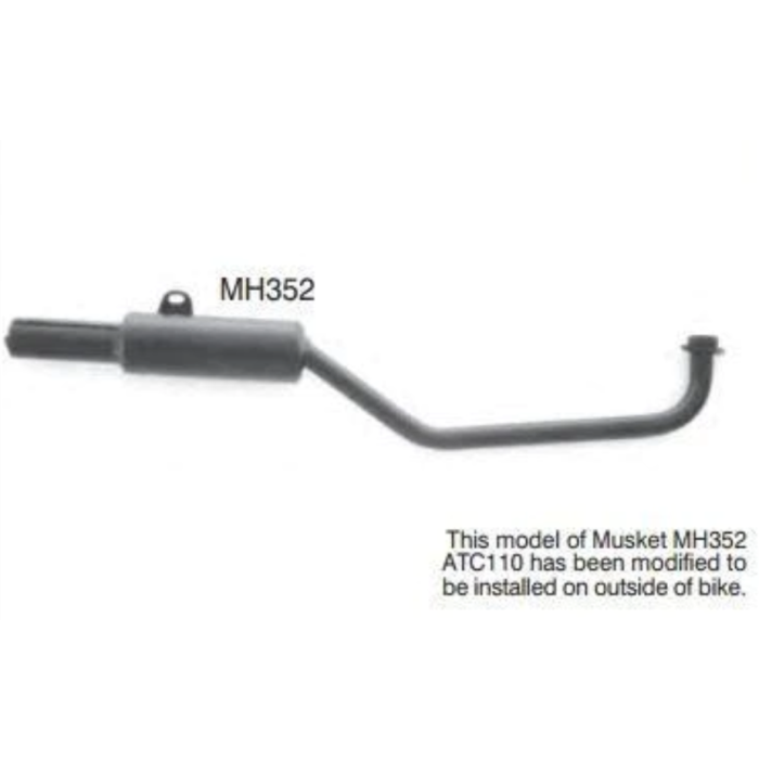 Honda ATC 90 K2 ATC 110 Z-A  Exhaust Muffler / Silencer
