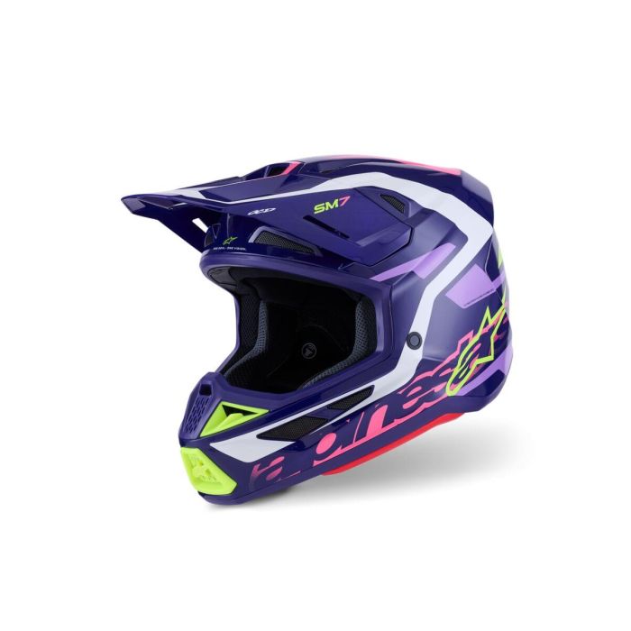 ALPINESTARS SM7 Deed Helmet PURPLE/PINK 2025 Model