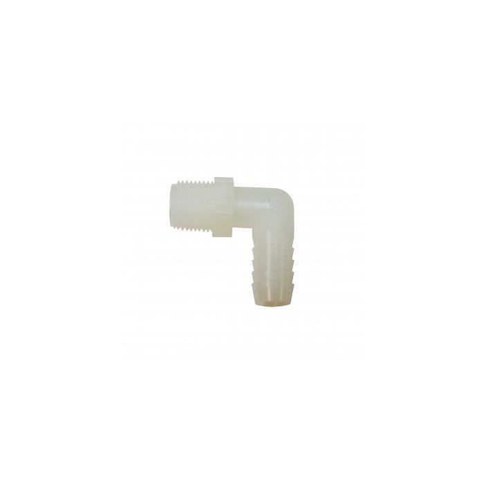 Fimco Parts Nylon Elbow 3/8 MNPT x 1/2 HB