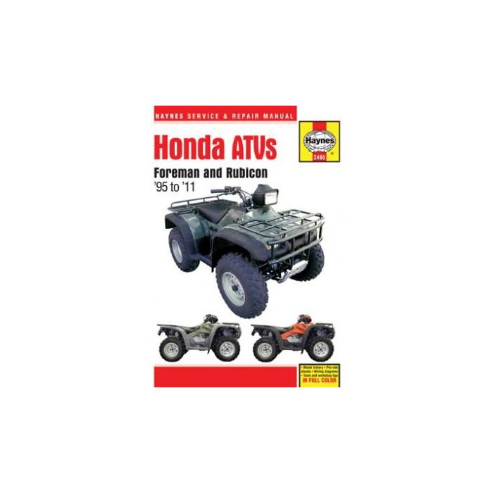 Honda Foreman 400 450 Quad Haynes Manual