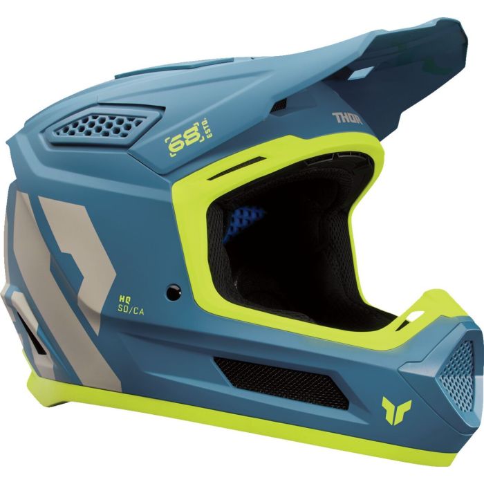 THOR Fleet Forge BLUE MX Helmet