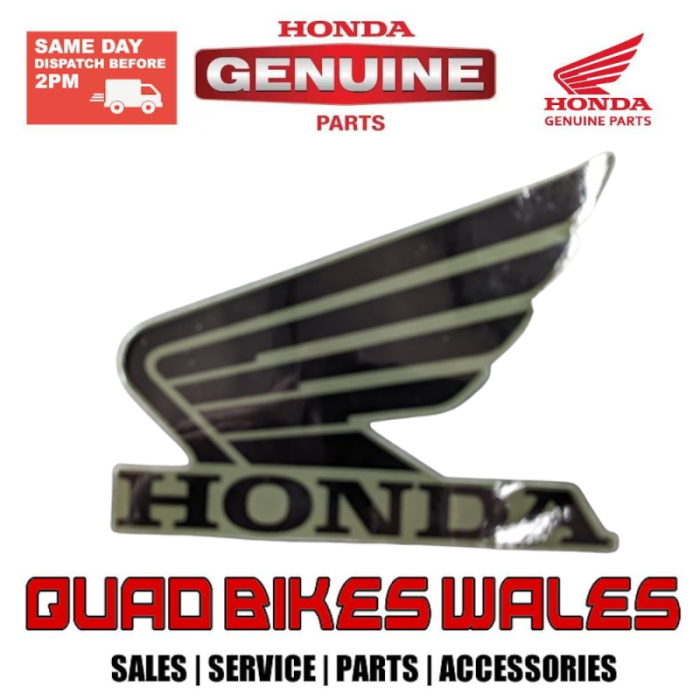 Genuine Honda EMBLEM,L F*TYPE2* 87122-HP0-A20ZB