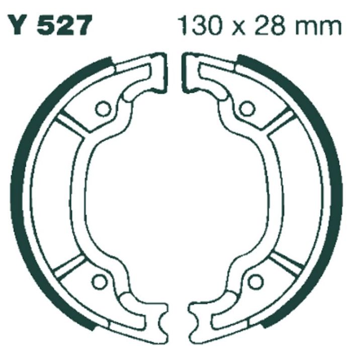 Y527 EBC Quad Brake Shoes