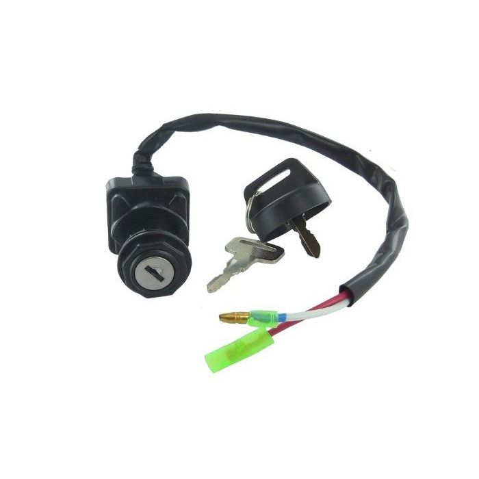 Kawasaki KLF220 KLF250 Ignition Switch and Key 2 Wire