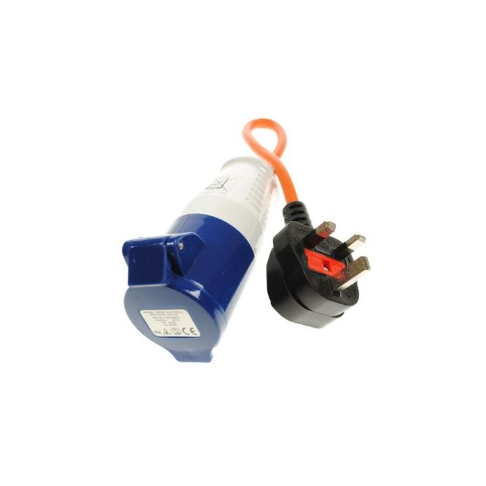 QUADMAXX - CARAVAN HOOK-UP TRAILING PLUG 230V 3 PIN UK MAYPOLE (MP374B)
