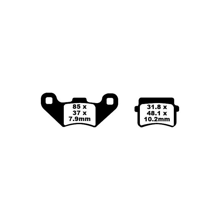 FA416TT EBC Quad Brake Pads