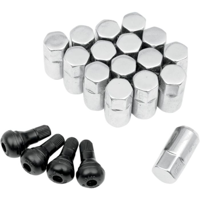 MOOSE LUG NUT 12X1.25 Chrome Pack Of 16