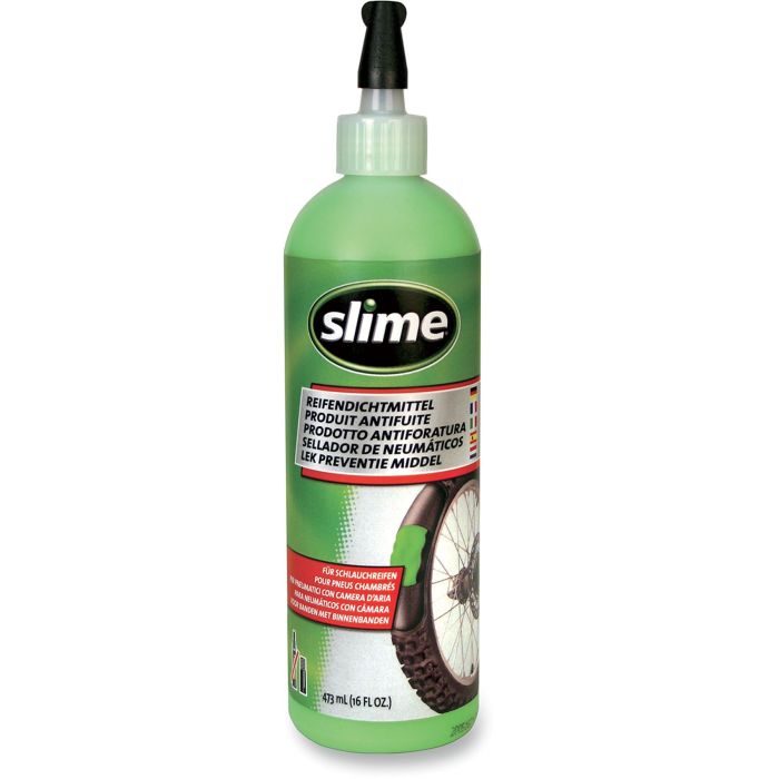 Slime Sealant Tube 473ml For Tubed Tyres Repair Kit Non Toxic Easy Clean 10026