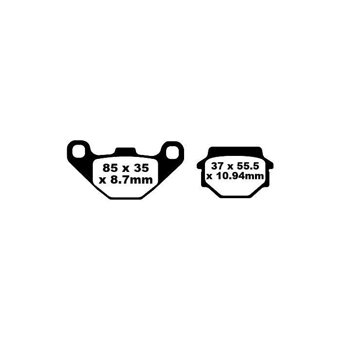 FA372TT EBC Quad Brake Pads