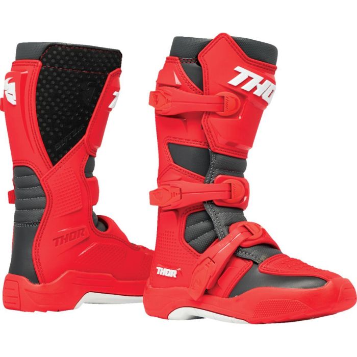 THOR Youth Blitz XR Boots Red