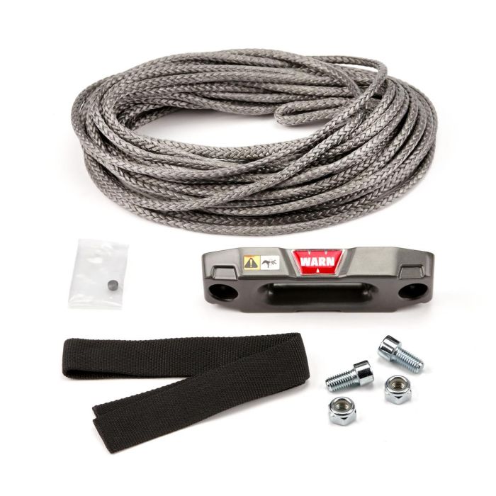 WARN 100969 Accessory Kit - Epic Synthetic Rope for ATV and UTV Winch: 3/16" x 50'