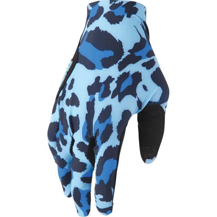 THOR Sportmode Cheetah Gloves Blue/Black
