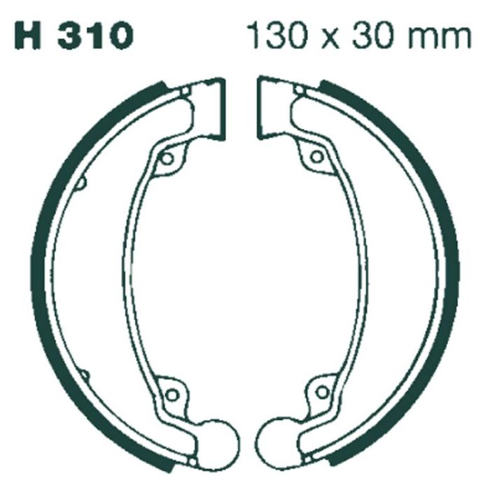H310 EBC Quad Brake Shoes