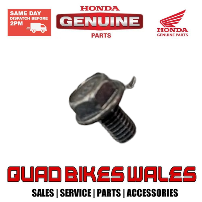 Genuine Honda BOLT,FLANGE,6X10 95701-0601007