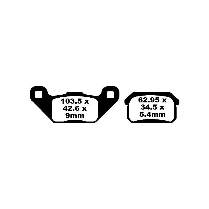 FA431TT EBC Quad Brake Pads