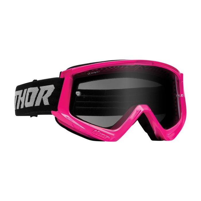 THOR Combat Sand Racer Goggles Hi-Vis/Pink/Gray