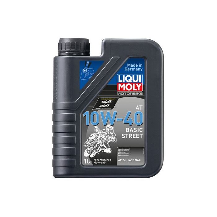LIQUI MOLY 4 Stroke 4T Mineral-Based 10W-40 Basic Street Oil 1l