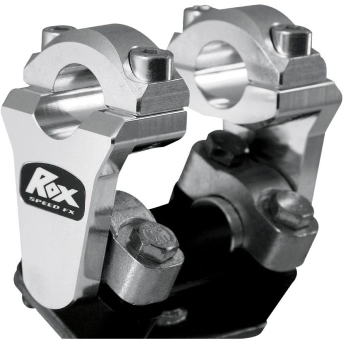 ROX PIVOTING RISERS 51mm RISE NATURAL ALUMINIUM