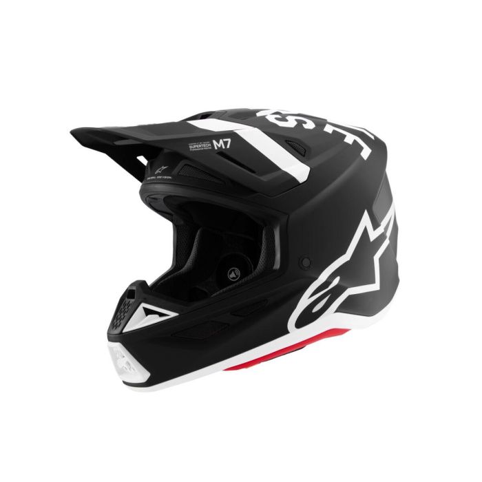ALPINESTARS SM7 Dasher Helmet BLK/WHT 2025 Model