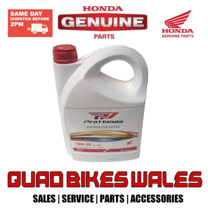 Genuine Pro Honda 10W-30 MA 4-Stroke Engine Oil (4L)