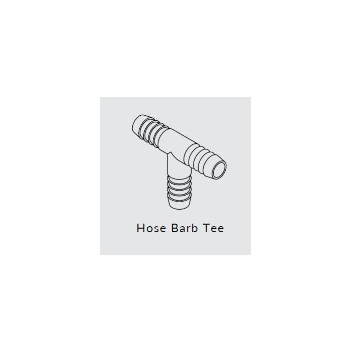 Fimco Parts Hose Barb Tee 3/8”x3/8”x3/8” Polypropylene/Nylon Inserts