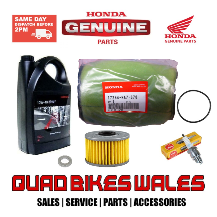 Genuine Honda TRX350D Foreman 85-89 Quad Service Kit & Oil